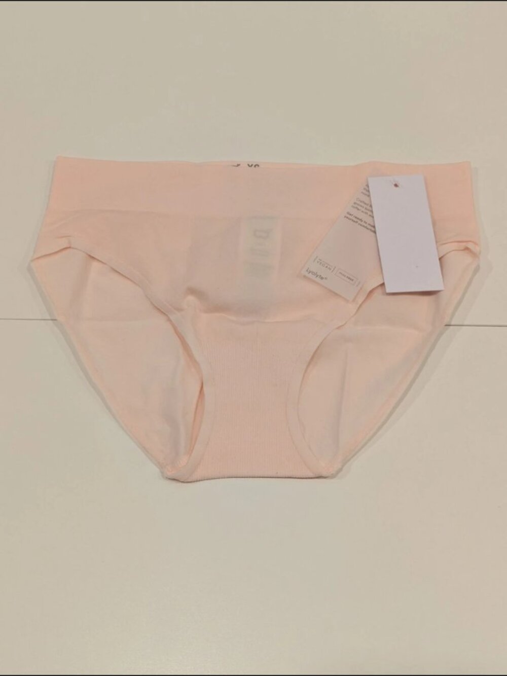 9 - boody Lyolyte Mid Rise brief xs set powder pink underwear